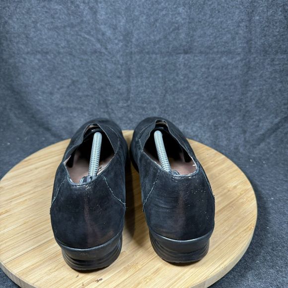 Dansko Ann Flats Black Metallic Round Toe Slip On Shoes Womens 40 US 9.5- 10 - Picture 4 of 8